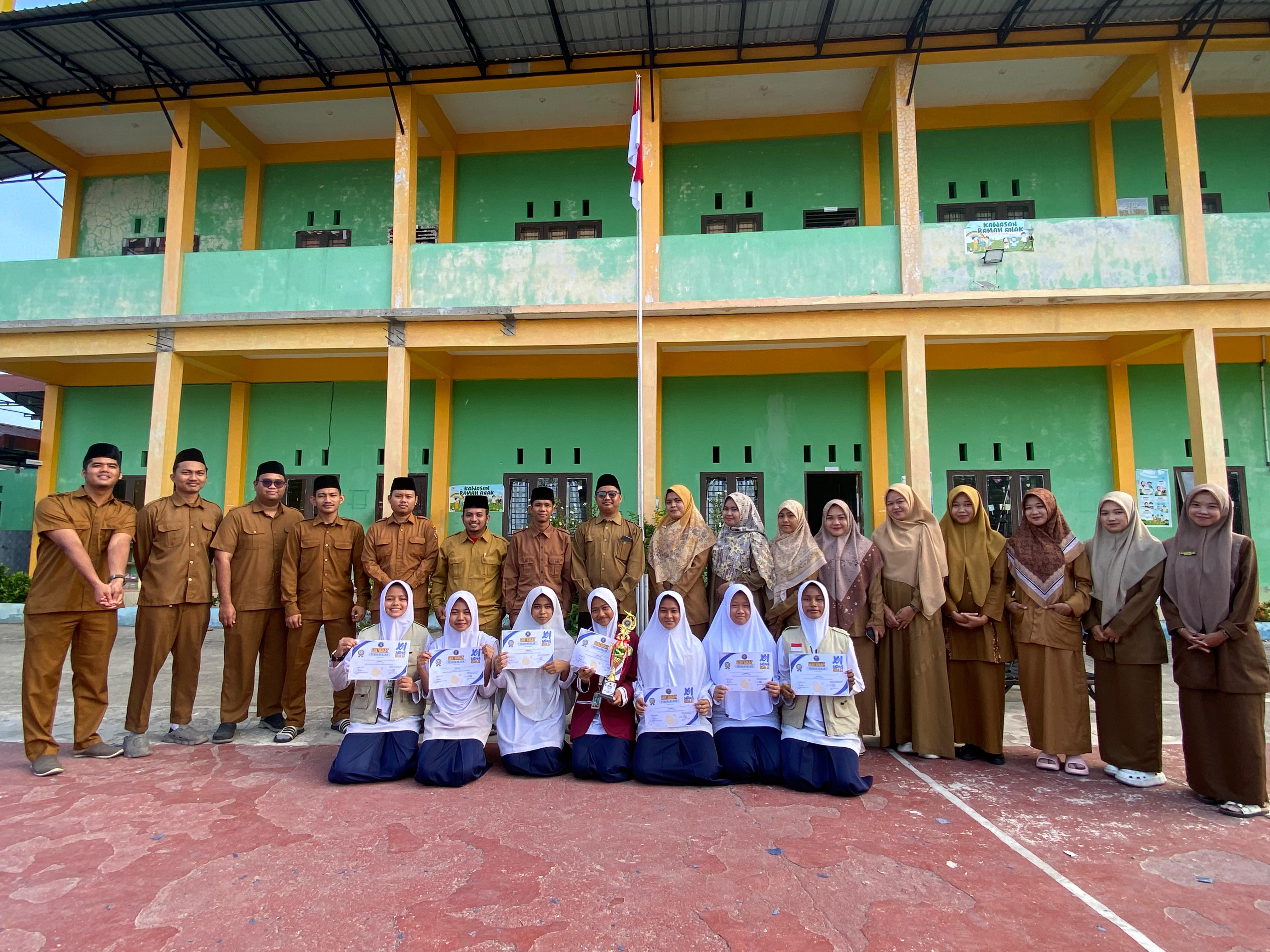 MTs Fadhilah Raih Juara 2 Lomba Volly putri Tingkat kota Pekanbaru 